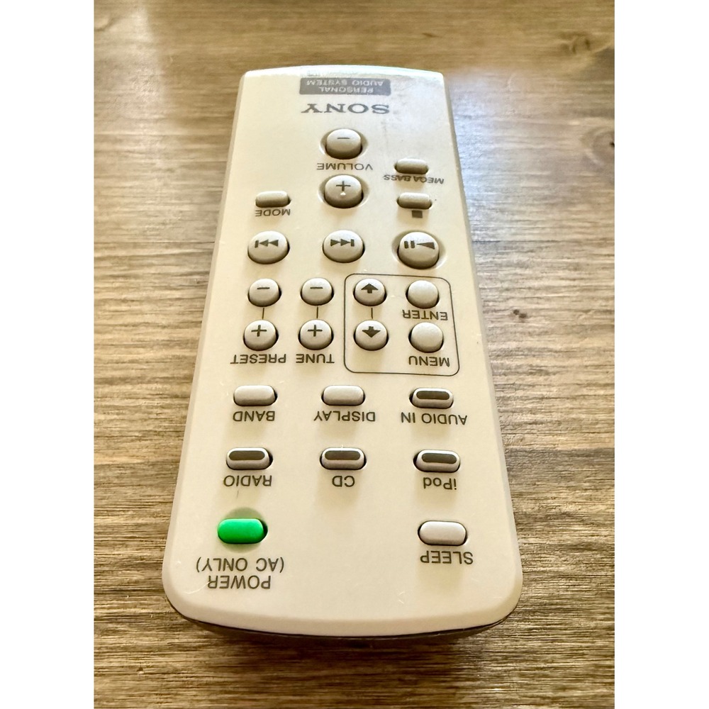 Sony Remote Control RMT-CS2IPA Personal Audio System White Good OEM Replacement - Picture 3 of 8